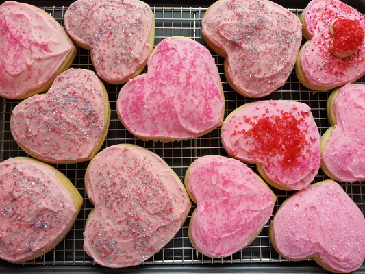 Carousel valentine cookie photo