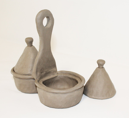 Pottery Classes St. Louis - Clay Date Night - Moroccan Salt & Pepper Dish | Dabble