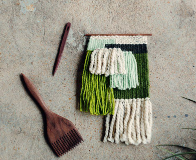 Medium woven wall hanging
